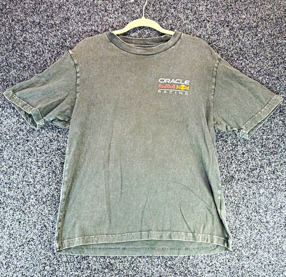 Abercrombie & Fitch Oracle Red Bull Racing F1 Gray Graphic T-Shirt XS